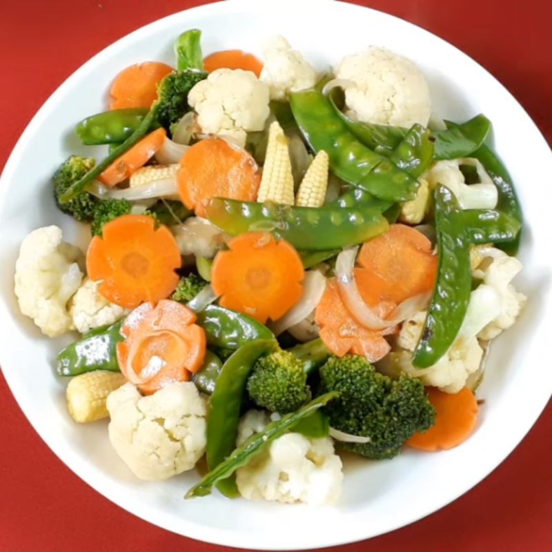 Bước 5 Thành phẩm Bông cải xào thập cẩm