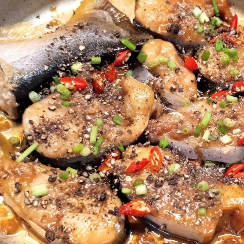 Bước 4 Thành phẩm Cá tra kho tiêu