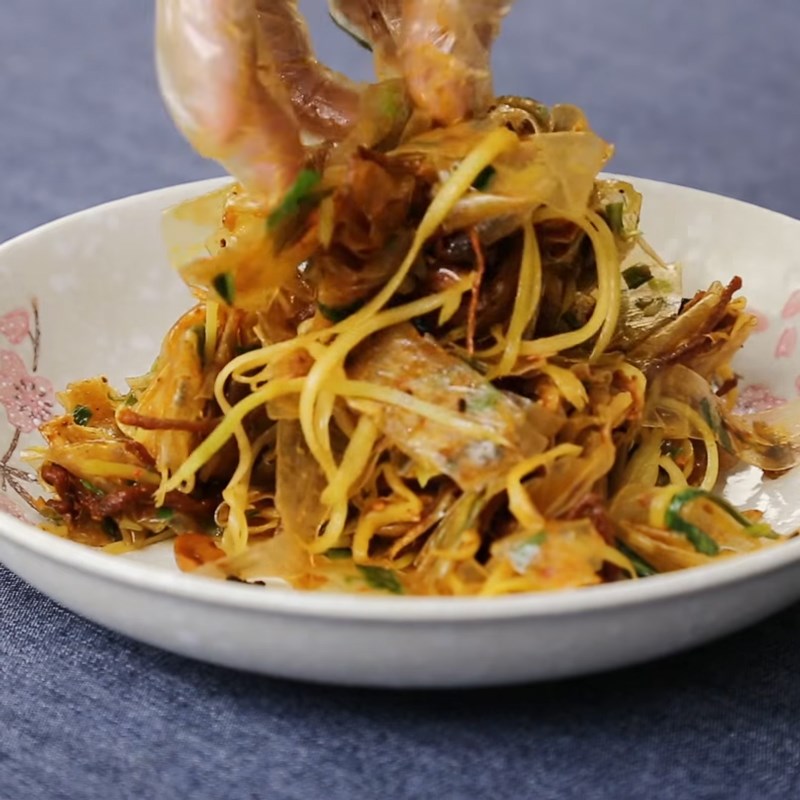 Bước 4 Trộn bánh tráng Bánh tráng trộn