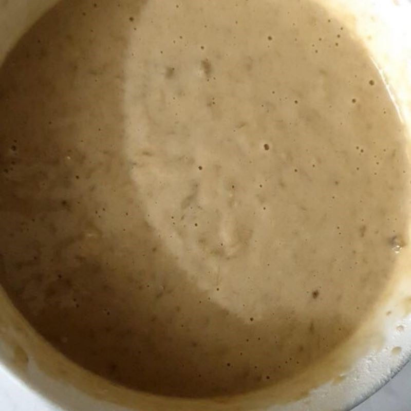 Bước 2 Trộn bột bánh chuối Bánh chuối nướng