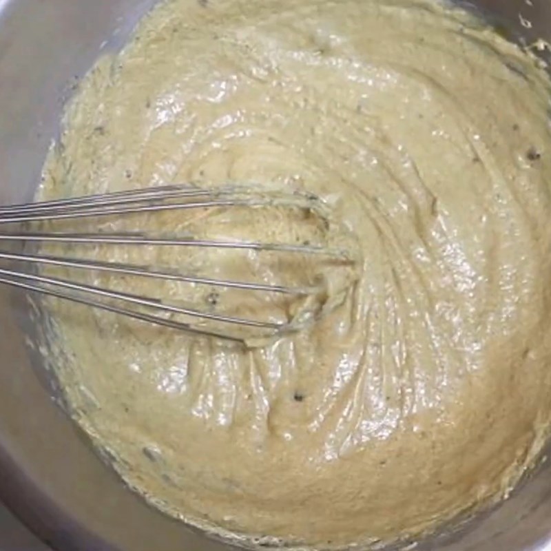 Bước 1 Trộn hỗn hợp bột khô và bột ướt Bánh quy yến mạch socola bằng nồi cơm điện