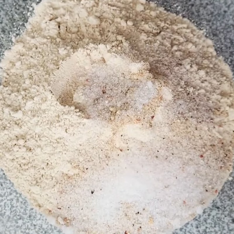Bước 1 Trộn bột Bít tết chay từ bột mì căn