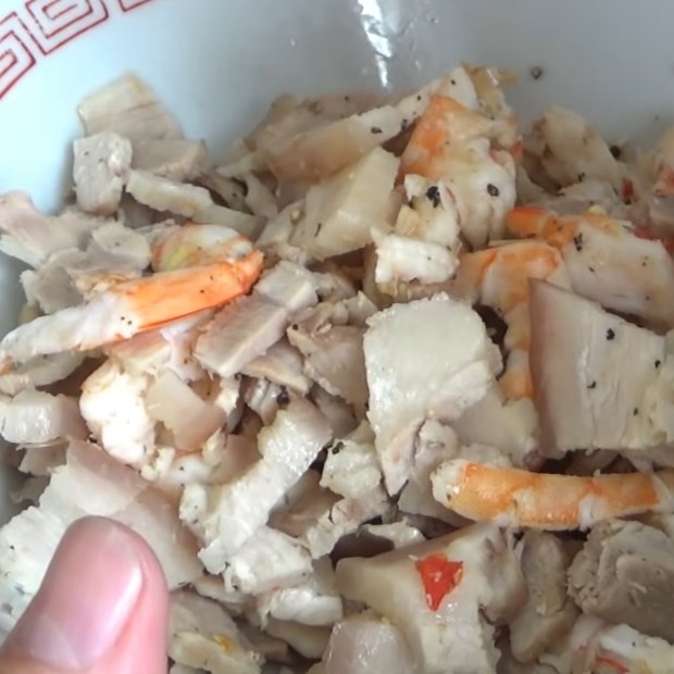Bước 6 Trộn gỏi mít non Gỏi mít non tôm thịt