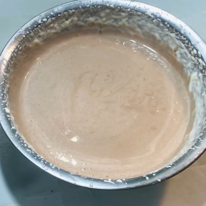 Bước 3 Trộn hỗn hợp kem Kem cacao