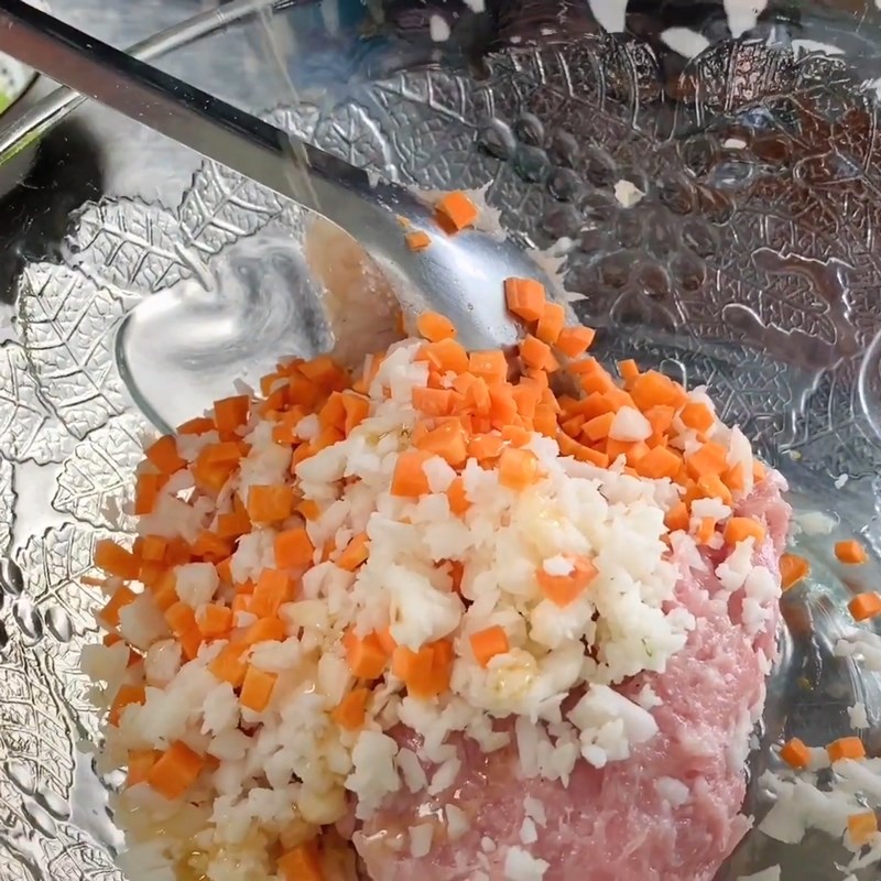 Bước 3 Trộn nhân Xôi trân châu