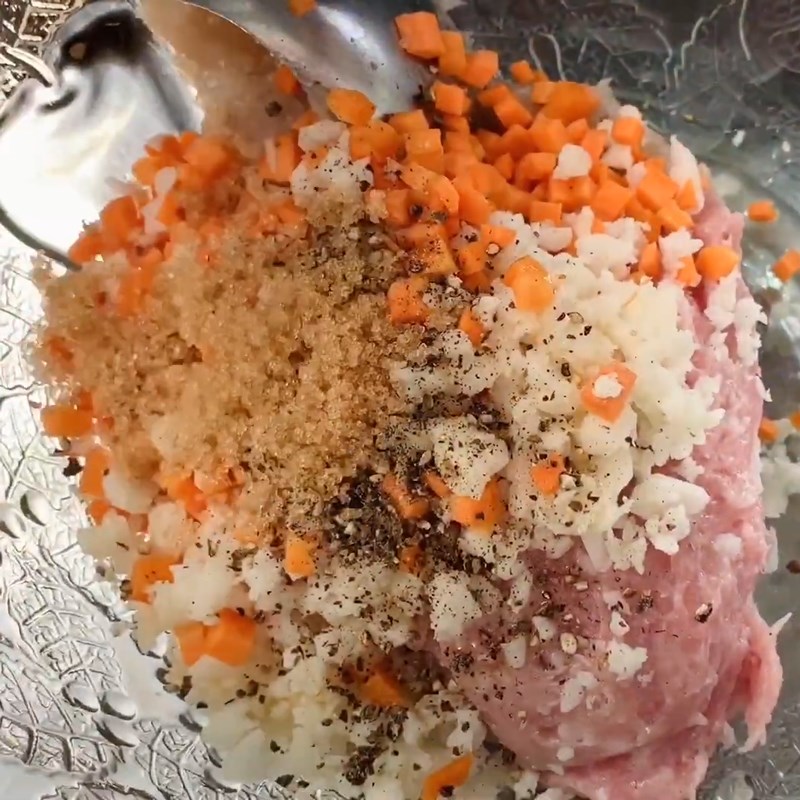 Bước 3 Trộn nhân Xôi trân châu