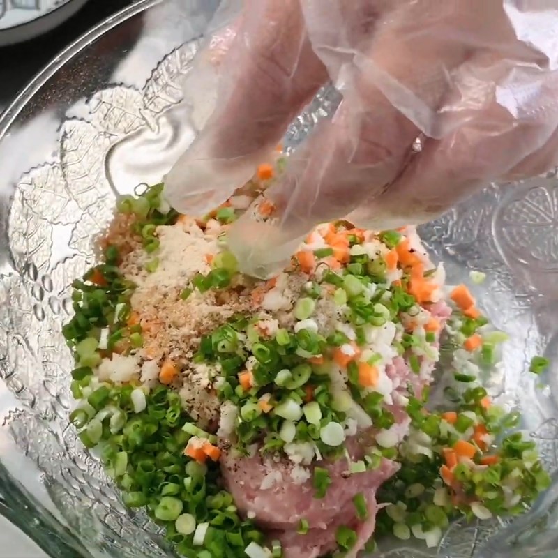 Bước 3 Trộn nhân Xôi trân châu