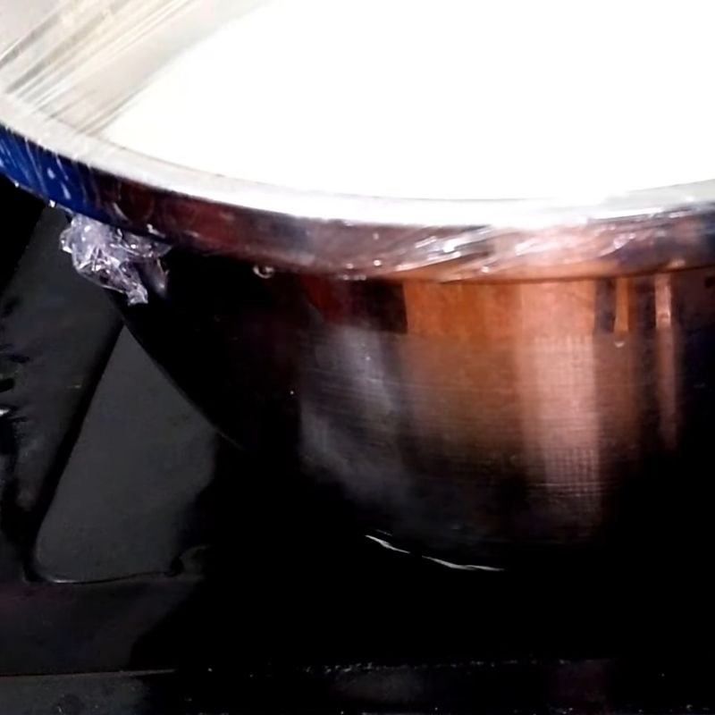 Bước 2 Ủ sữa chua Sữa chua dứa