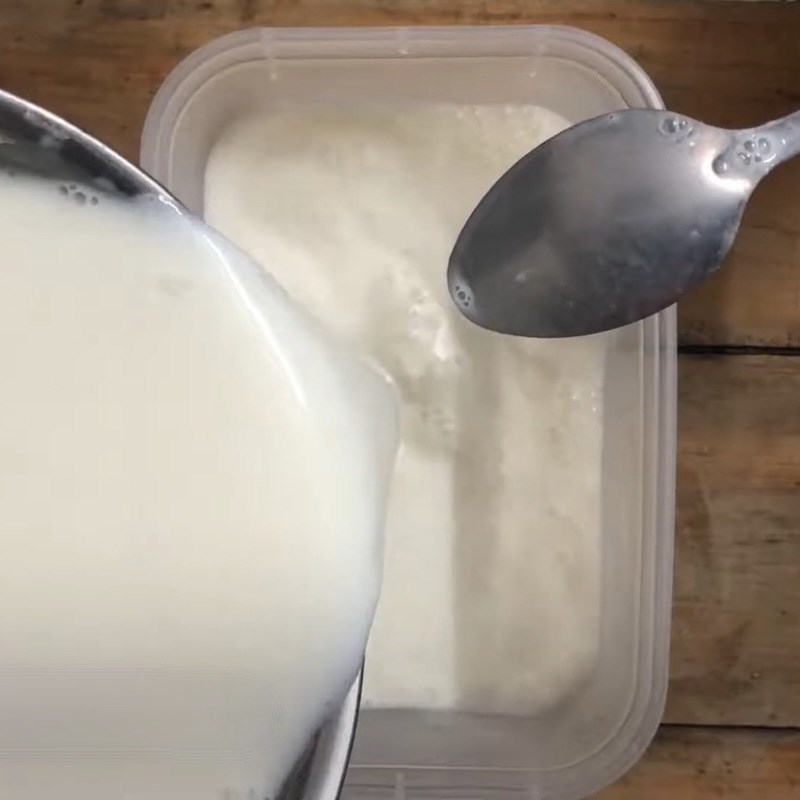 Bước 3 Ủ sữa chua Sữa chua dẻo phô mai