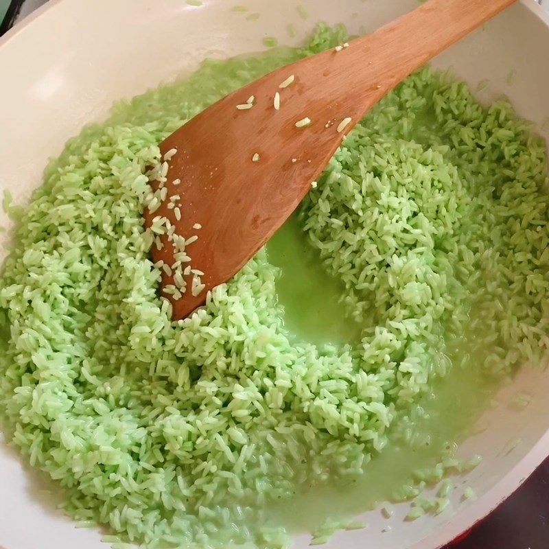 Bước 5 Xào nếp Xôi trân châu