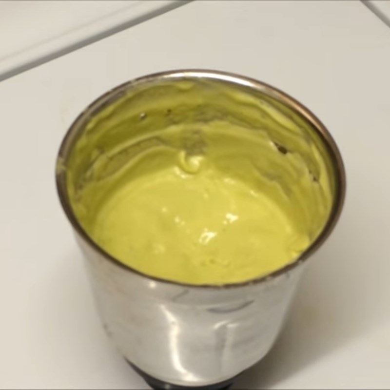 Bước 2 Xay hỗn hợp sinh tố chanh bơ Sinh tố chanh bơ