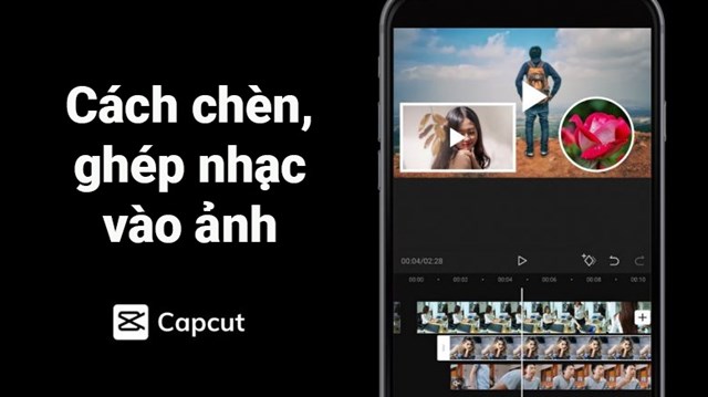 Có thể chèn nhạc vào ảnh trên Capcut để tạo video được không?
