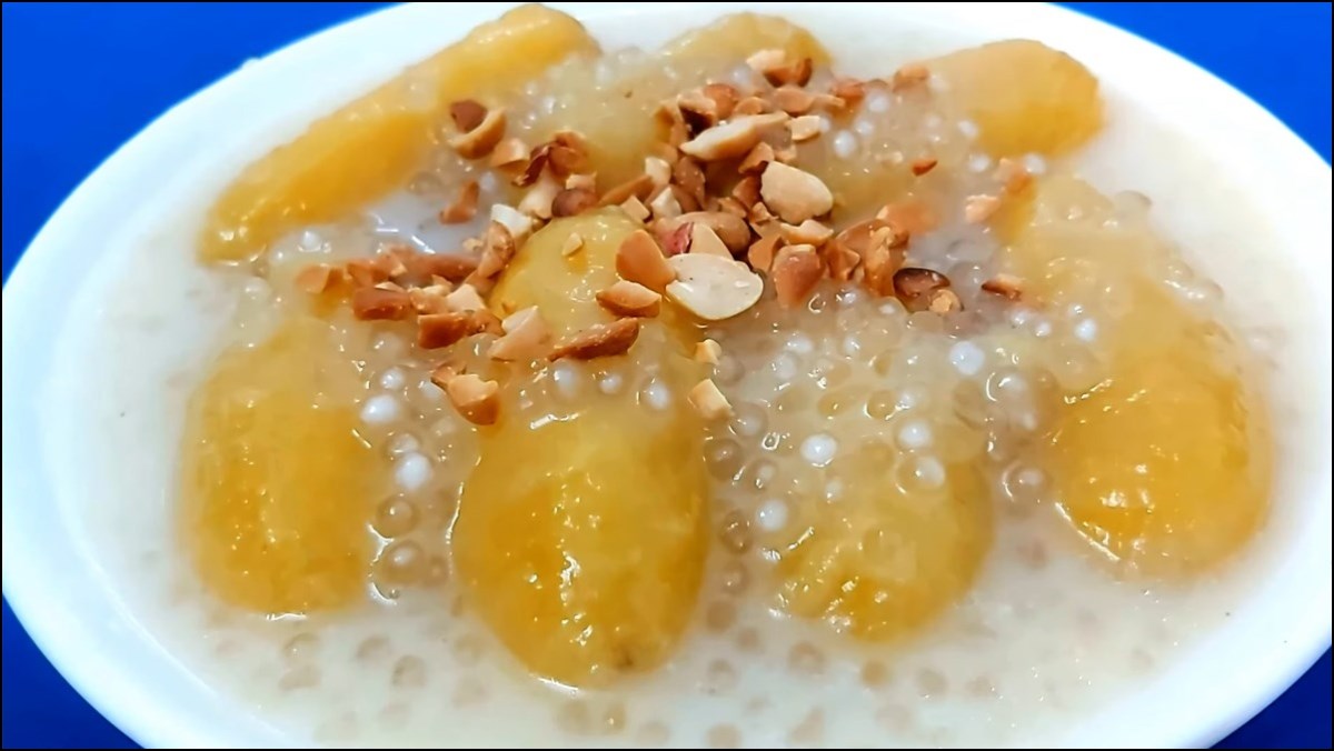 Chè chuối sáp, chè chuối sáp khoai lang