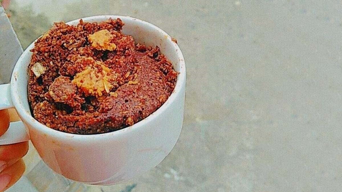 Bánh mug cake yến mạch