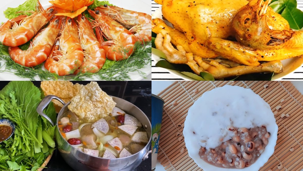 Thực đơn tiệc đầy tháng
