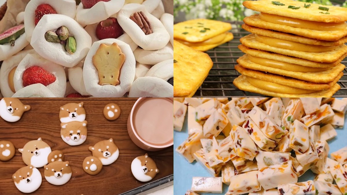 Bánh bằng kẹo marshmallow