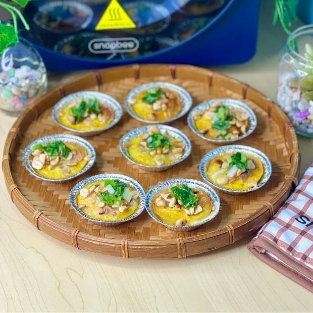 Cách làm trứng chén nướng thơm ngon cực đơn giản bằng nồi chiên không dầu