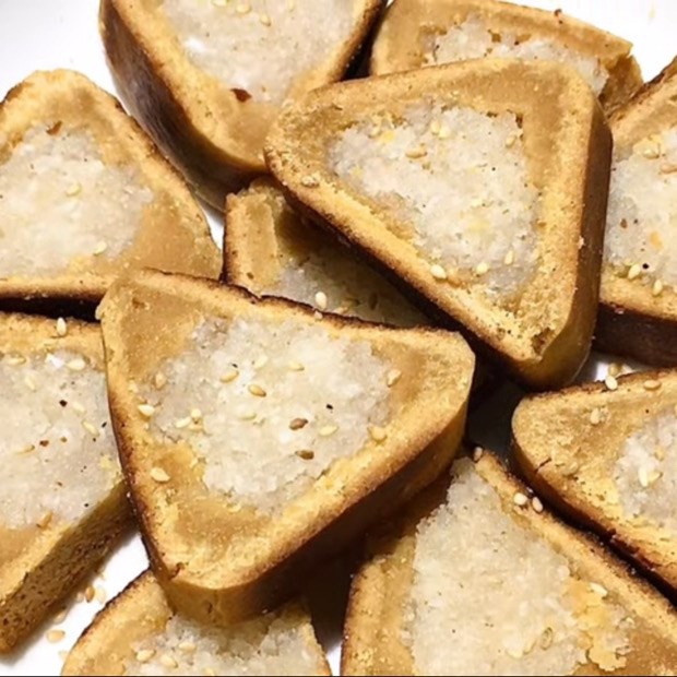 Cách làm bánh xà lam nhân dừa nướng bằng chảo chống dính