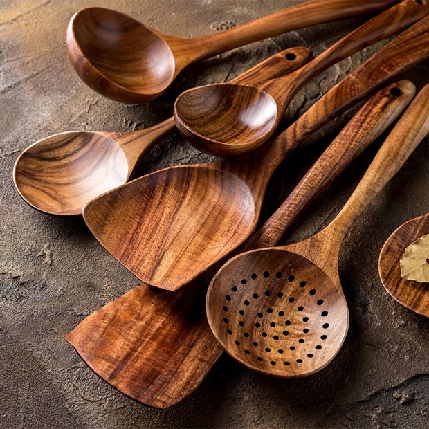 Tổng hợp các dụng cụ nấu ăn bằng gỗ cho căn bếp thêm sạch đẹp, ấm cúng