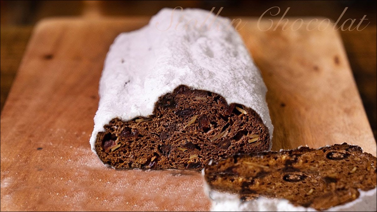 Bánh stollen socola