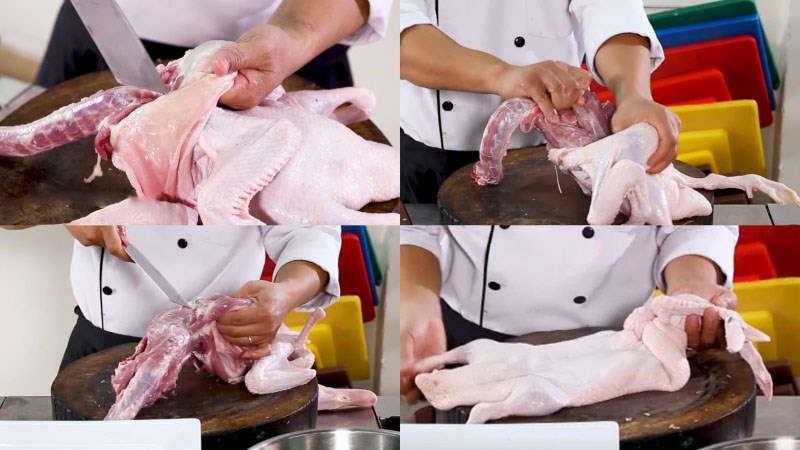 C&aacute;ch r&uacute;t xương vịt nguy&ecirc;n con