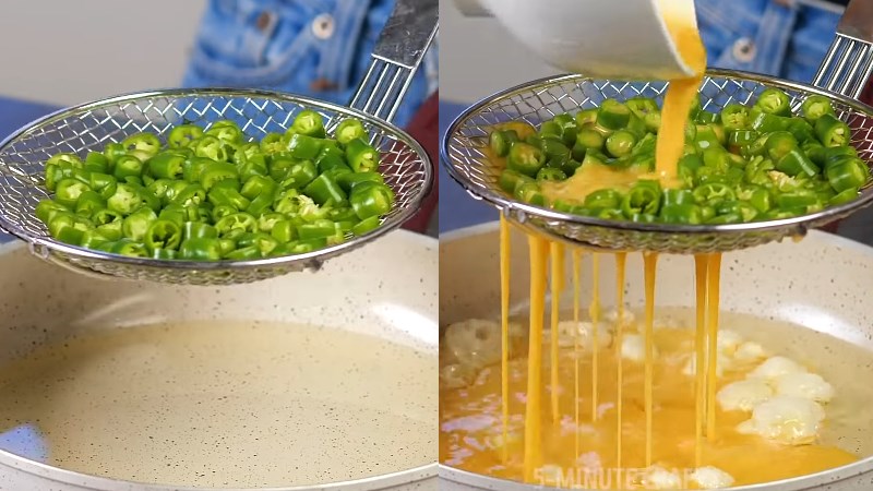 L&agrave;m trứng cay kh&ocirc;ng trộn ớt