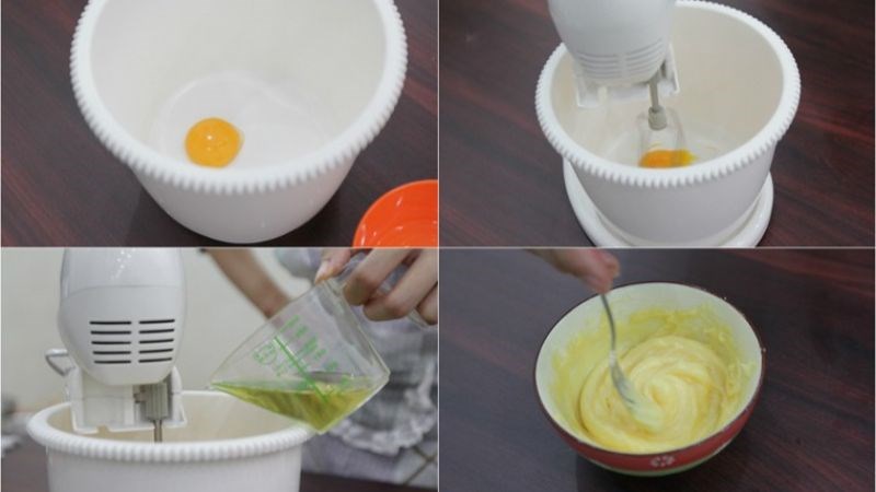 Làm sốt dầu trứng