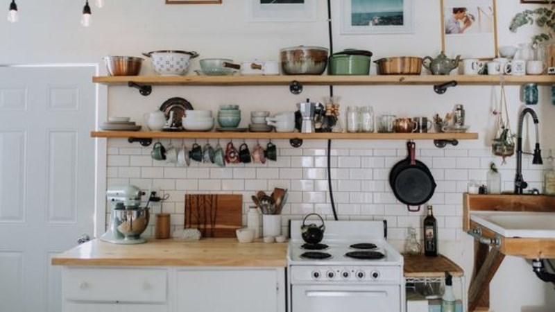 7 Cách trang trí bếp phòng trọ gọn gàng, xinh xắn và tiện lợi
