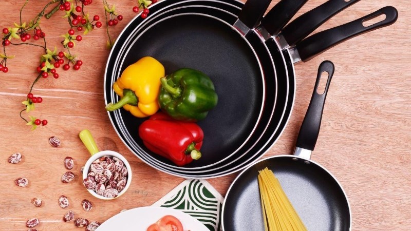 Chảo chống dính với kích thước hợp lý