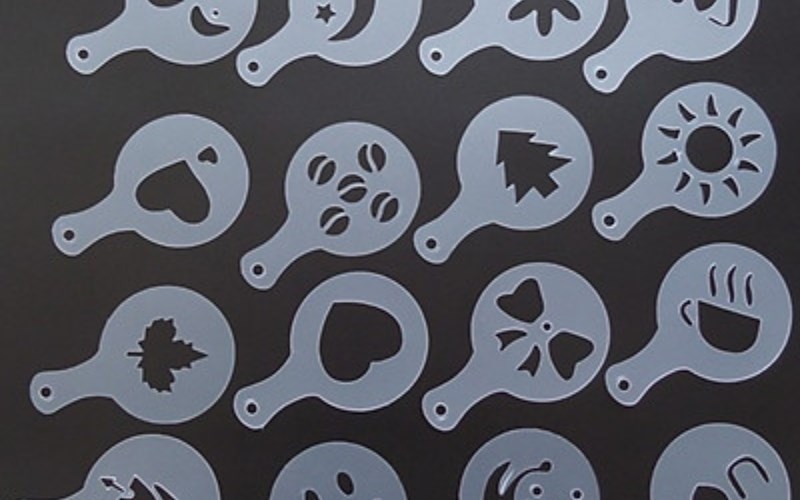 Khuôn rắc bột ca cao