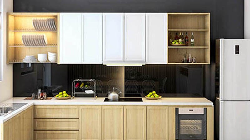 Bố tr&iacute; bếp theo nguy&ecirc;n tắc luồng c&ocirc;ng việc