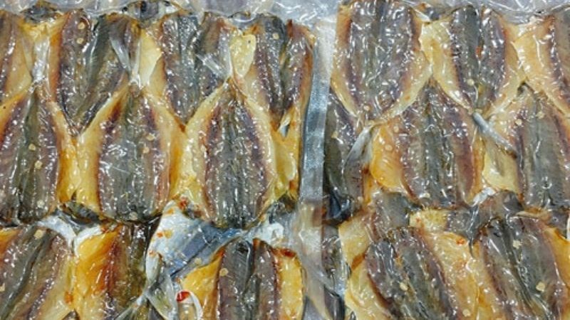 Bảo quản khô cá chỉ vàng bằng máy hút chân không