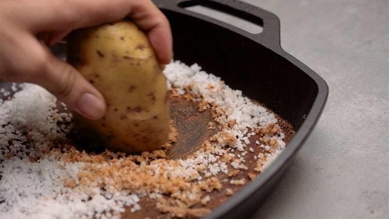 Use potatoes and salt