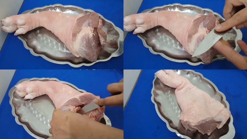 Cách rút xương giò heo nhanh