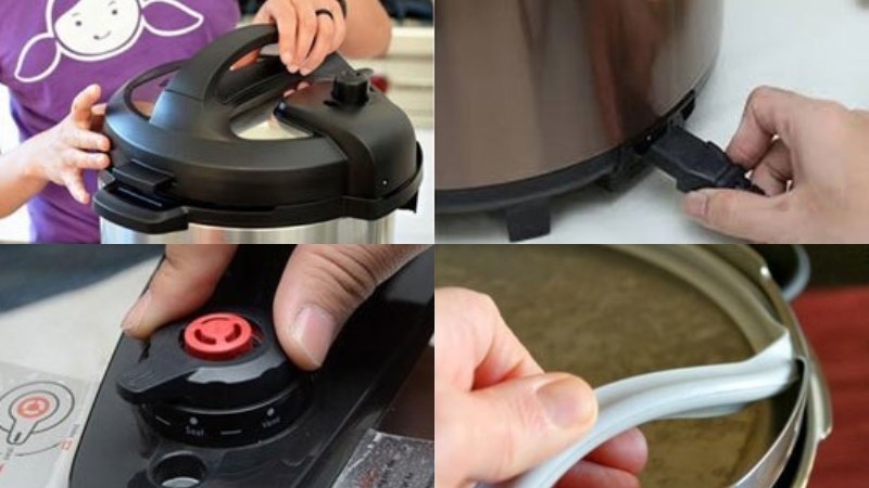 Kiểm tra nồi trước khi nấu