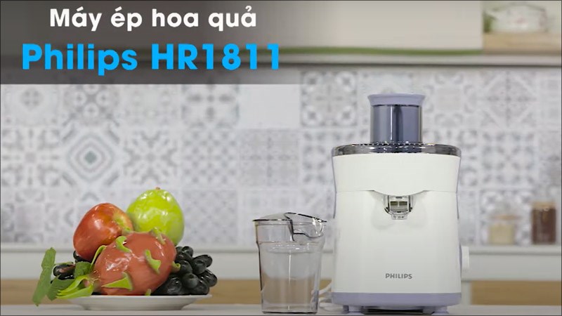 Máy ép trái cây Philips HR1811