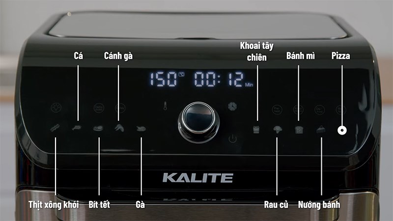Ưu điểm của nồi chiên không dầu Kalite KL-Q12