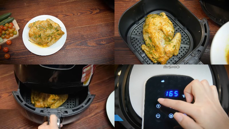 Cách sử dụng nồi chiên không dầu Mishio MK-165 5.5 lít