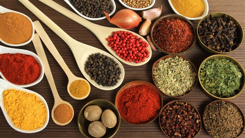 C&aacute;c loại gia vị kh&ocirc;