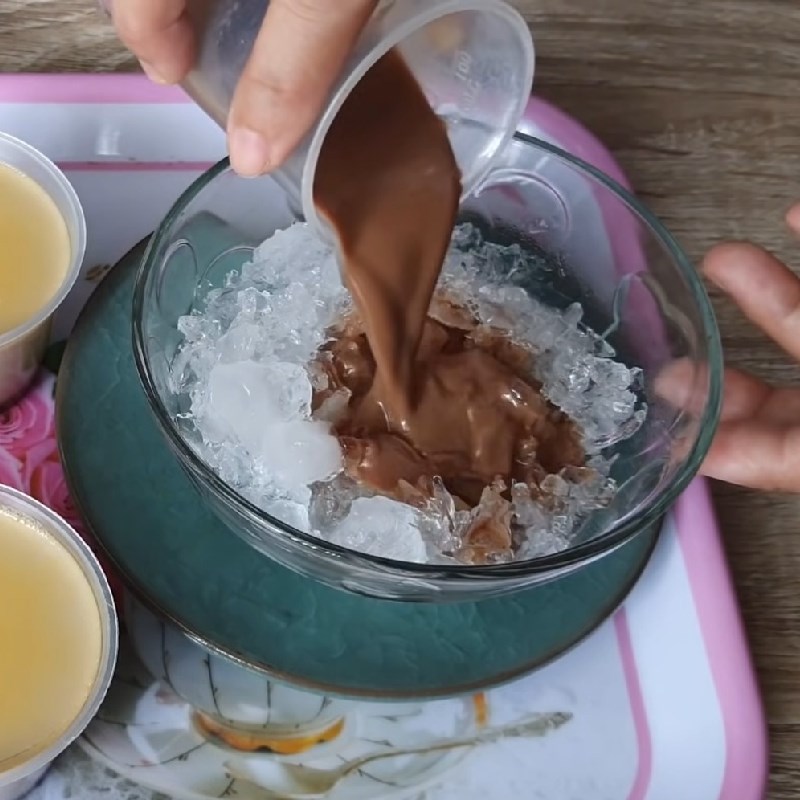 Bước 5 Hoàn thành Bánh flan milo