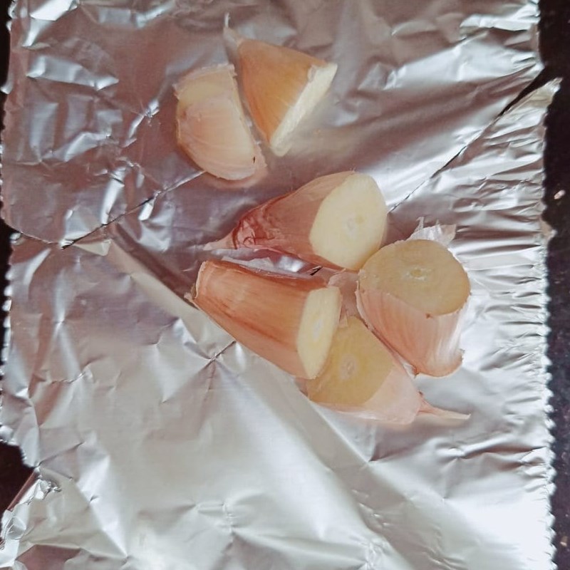 Bước 1 Làm sốt bơ tỏi Bánh mì bơ tỏi bằng nồi chiên không dầu