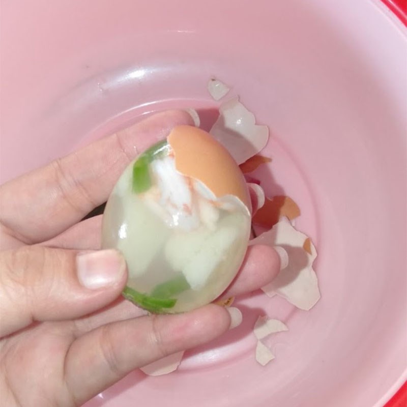 Bước 2 Làm trứng pha lê Trứng pha lê