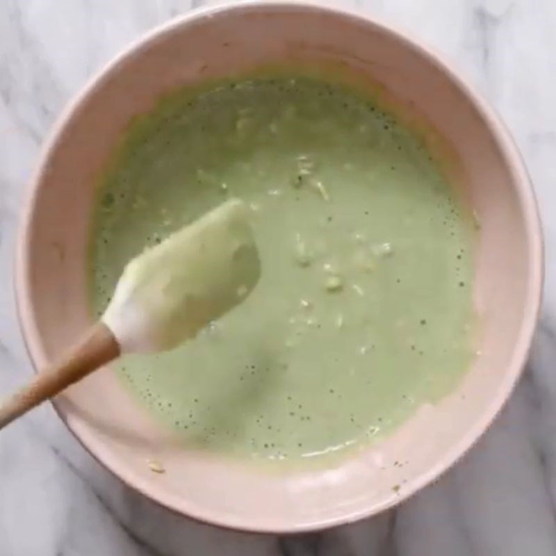 Bước 2 Làm yến mạch chuối matcha Yến mạch chuối kiwi matcha