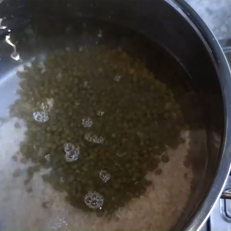 Bước 2 Nấu cháo Cháo bầu