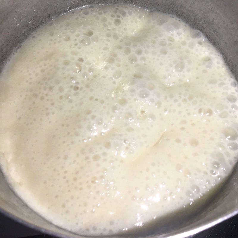 Bước 2 Nấu rau câu sữa đặc Rau câu sữa đặc