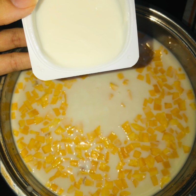Bước 2 Nấu sữa chua Sữa chua mít (công thức được chia sẻ từ người dùng)