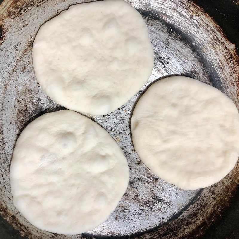 Bước 4 Nướng bánh bằng chảo Bánh mì dẹt Thổ Nhĩ Kỳ