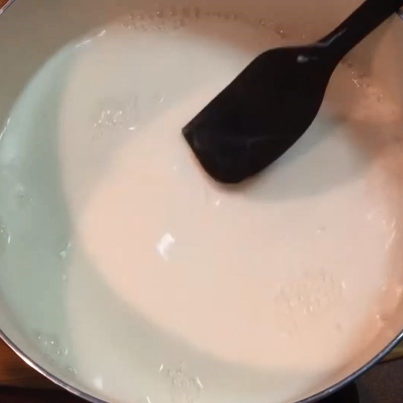 Bước 1 Pha hỗn hợp sữa Sữa chua uống bằng lò nướng