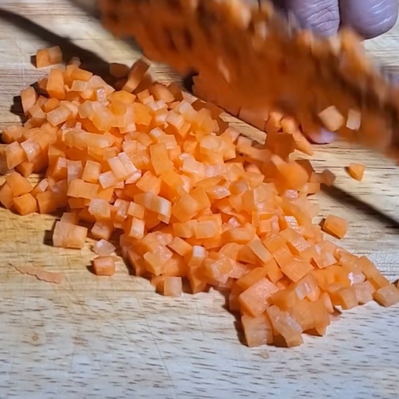 Bước 3 Sơ chế các loại rau củ Xôi trân châu xanh tím