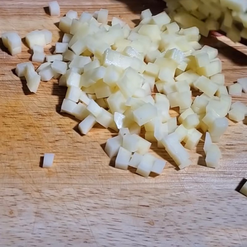 Bước 3 Sơ chế các loại rau củ Xôi trân châu xanh tím